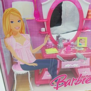 Barbie Doll Vanity Playset