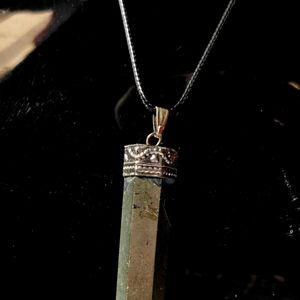 Pyrite Pencil Shape Pendent