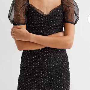 H&M Women Black Short Dress