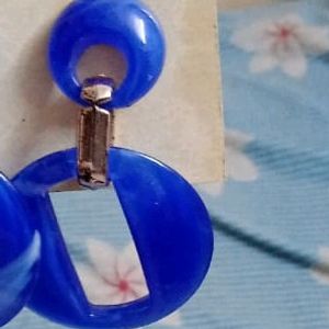 Blue Elegant Earrings