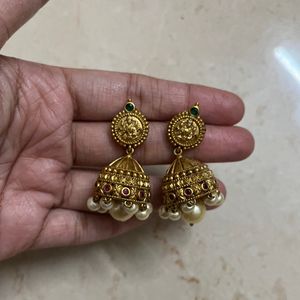 Gold Coated Jhumkas