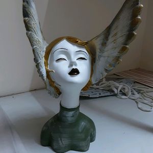 Big Angel Vintage Showpiece Sculpture