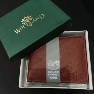 Brown Leather Woodlands Wallet