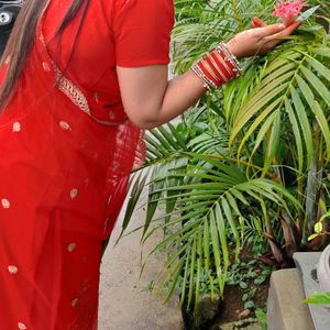 Sexy Blood Red Kurti With Detailed Work❤️❤️