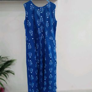 A blue Festive Wear Jumpsuit