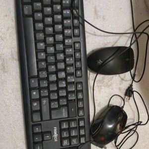 Frontech Keyboard And IBall Mouse