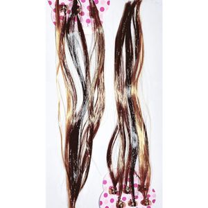 2 Pairs Hair Extensions Clips 6 Colors