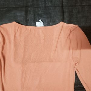 Crop Top- Square Neck, Full Sleeves