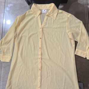 Yellow Formal Shirt