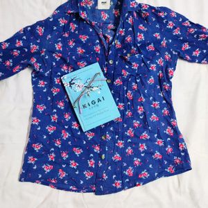 BLUE WOMENS SHIRT