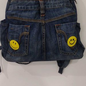 Denim Backpack