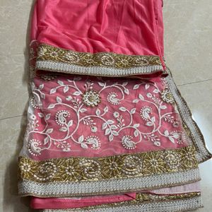 Pink Saree