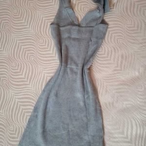 Grey bodycon dress