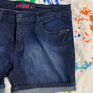 Jealous 21 Branded Denim Shorts