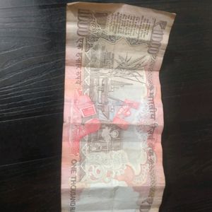 1000 Rs Old Note