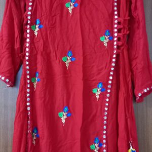 Red Kurti