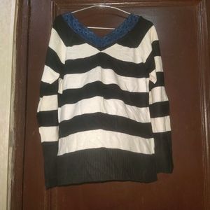 Wonen V Neck Sweater Korean