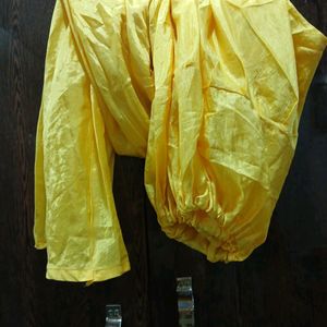 Black And Yellow Frock  Welvet