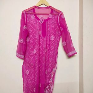 Rose Pink Kurti 🩷