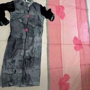 DUPATTA KURTA HAND WORK