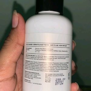 Minimalist Salicylic Acid Face Wash