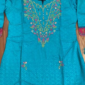 Sea Green Sharara Set For Women