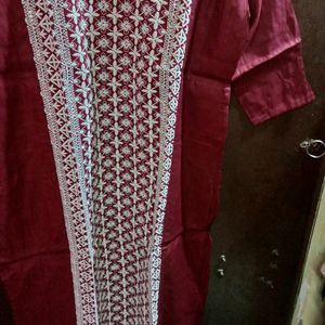 Pure Cotton Chikon kurti