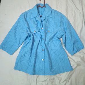 Blue Colour Shirt For Women