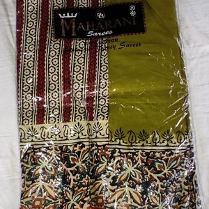 Green Kalamkari Saree