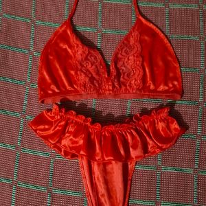 Beautiful Red Bikini Set