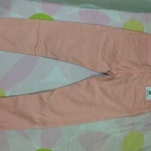 Peach Coloured Jeans