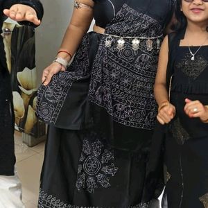 Black Lehenga Xxl Size