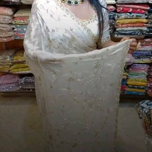 Beautiful handwork  Saree