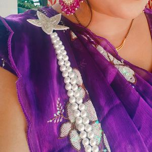 Beautiful Purple Saree