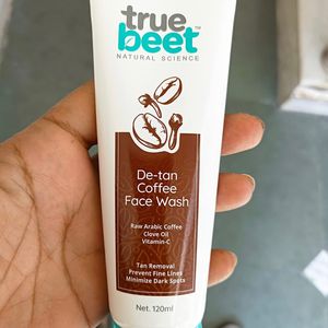 True Beet De Tan Coffee Face Wash