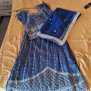 Party Wear Ghagra Kurti Dupatta