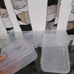 Set Of 4 Plastic Containers