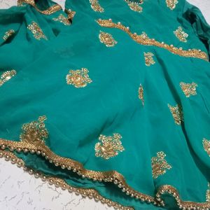 Peplum Top With Dhoti Salwar