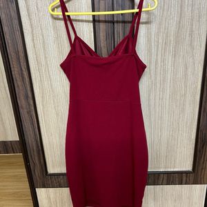 Deep Neck Sexy Dress