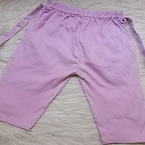 Lavender Denim Shorts