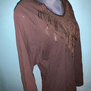 Beautiful Top for women/girls Brown color