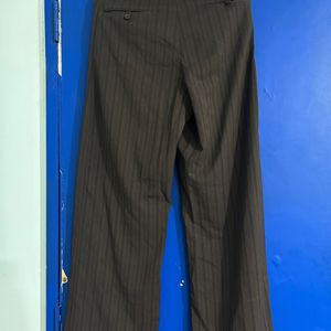 Flared Brown Formal Pants