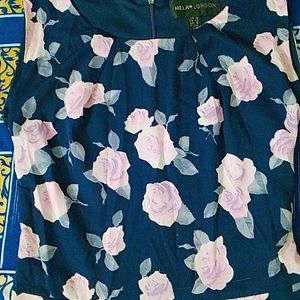 Flower Printed Frock