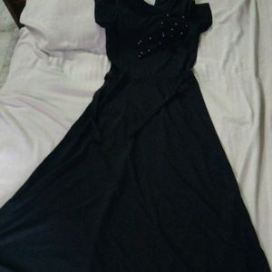 Black Colour Gown