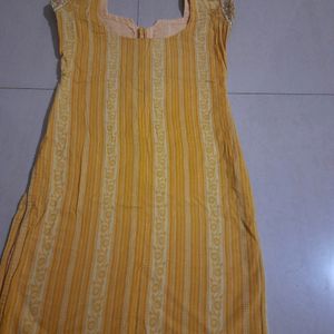 Beautiful Yellow Kurti set