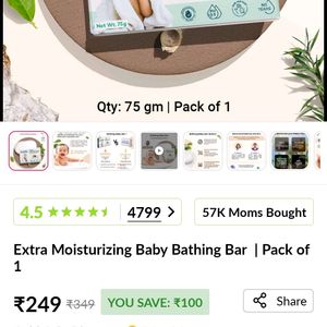 Baby Bathing Soap