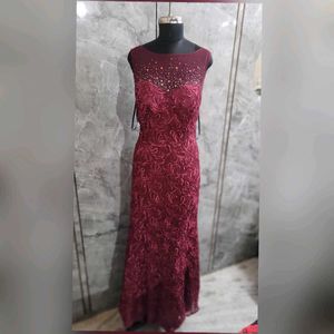 Maroon Long Dress