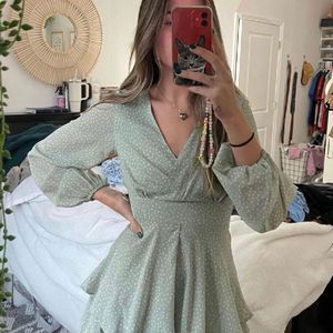 Pale Green Dress