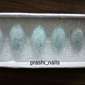 Dual Design Press On Nails Set (006)