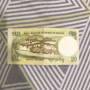 Bhutan 🇧🇹 20 Rs Currency 💴